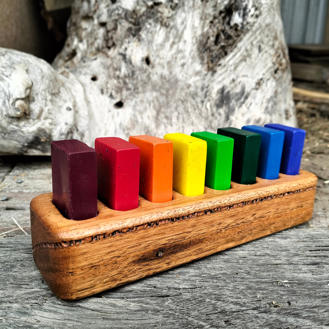 8 Block Crayon Holder