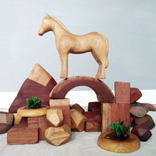 Load image into Gallery viewer, WOODEN PONY - NATURAL
